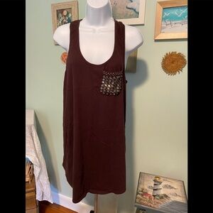 Newport News brown coverup . Size L​